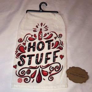 New with tags simply southern “hot stuff“ dish towel